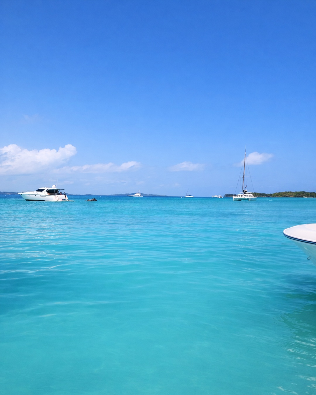 Aguas turquesas de Icacos, Puerto Rico